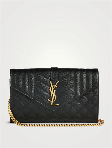 ysl envelope chain wallet
